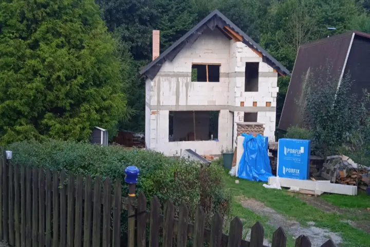Rodinný dům v Horní Lhotě.