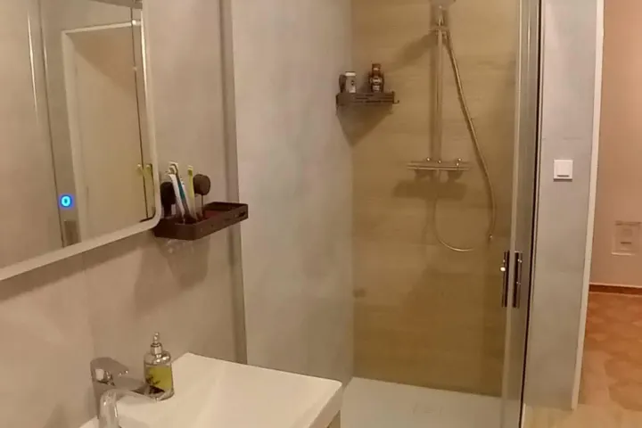 Rekonstruovaná koupelna.